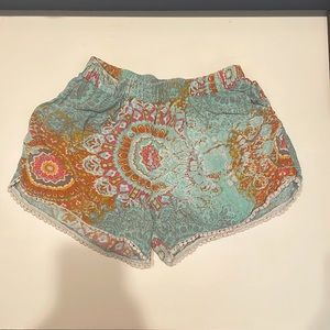 Colorful Teal Shorts